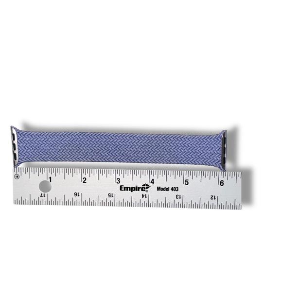 41mm English Lavendar Braided Solo Loop - Size 8 - Picture 3 of 6